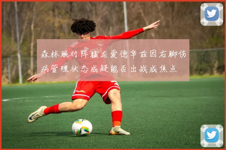 森林狼对阵猛龙爱德华兹因右脚伤病管理状态成疑能否出战成焦点